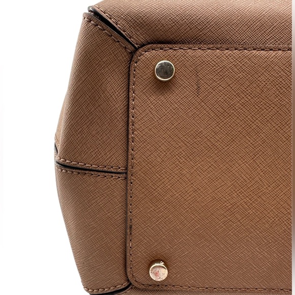 Kate Spade WKRU2326 Cove Street Airel Brown Leather Tote (Minor Handle Flaw) - Picture 7 of 13